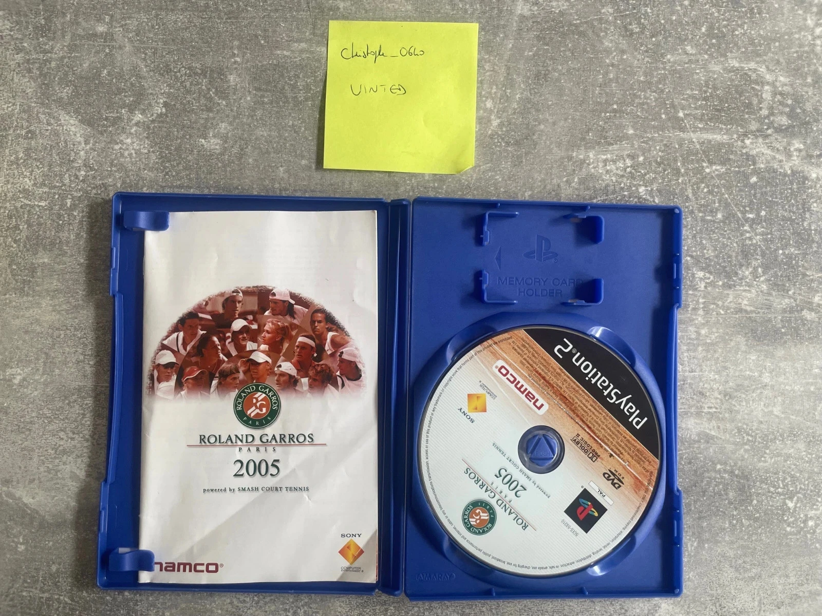 Jeu Roland Garros Paris 2005 para Sony PS2 / playstation 2 em francês. – photo 2